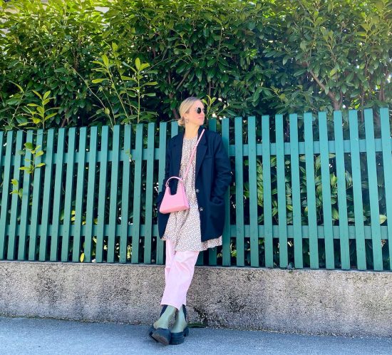 Dress & Pants. Fashion Blogger Girl by Style Blog Heartfelt Hunt.