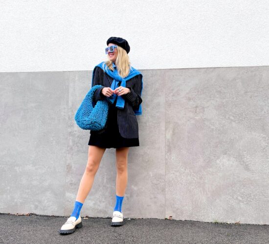 Everything Blue. Fashion Blogger Girl by Style Blog Heartfelt Hunt.