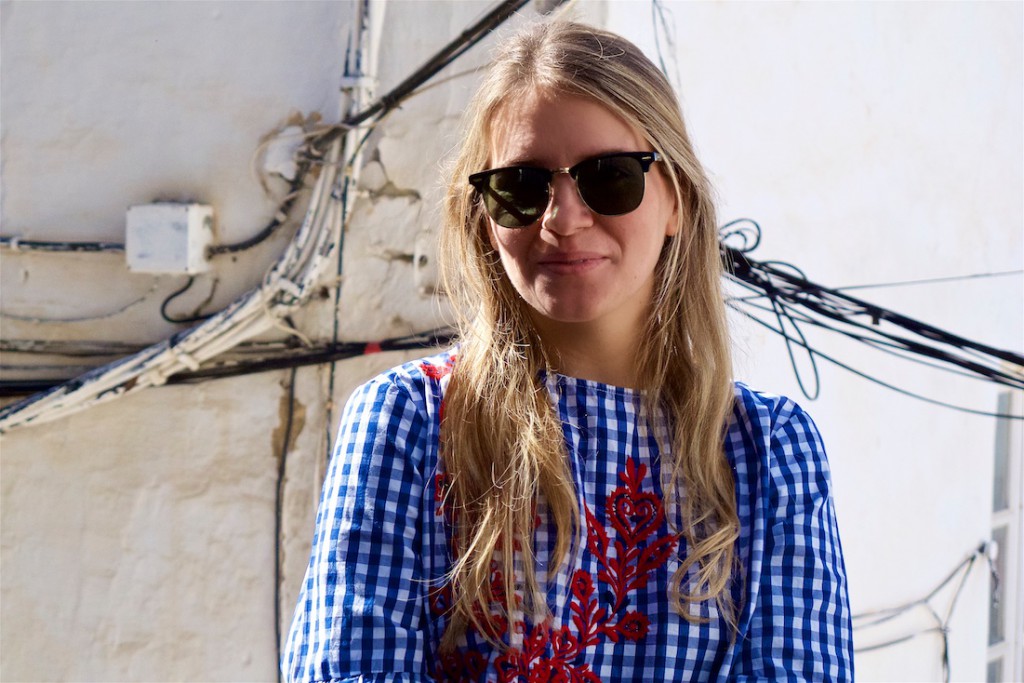 Flower Ballet Gingham T-Shirt
