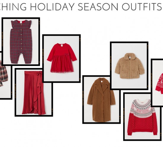 Inspiration Matching Holiday Season Outfits. Fashion and Style Blog Girl from Heartfelt Hunt showing her matching mama and daughter outfits for the holiday season.