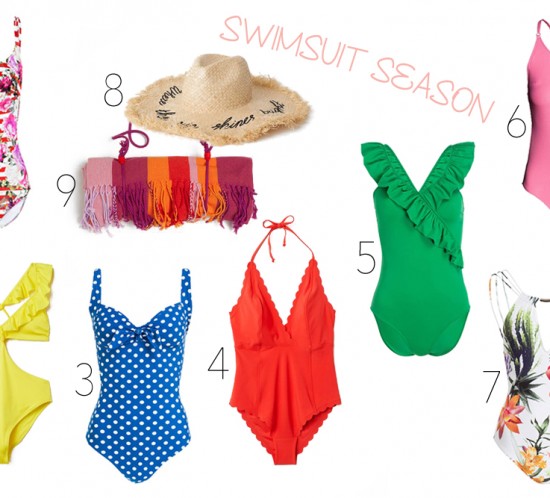Inspiration Swimsuit Season. Fashion and Style Blog Girl from Heartfelt Hunt showing some inspiration for the swimsuit season.