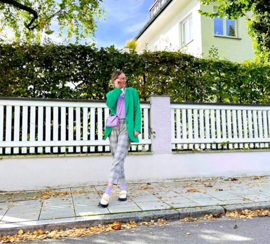 Plaid Pants. Fashion Blogger Girl by Style Blog Heartfelt Hunt.