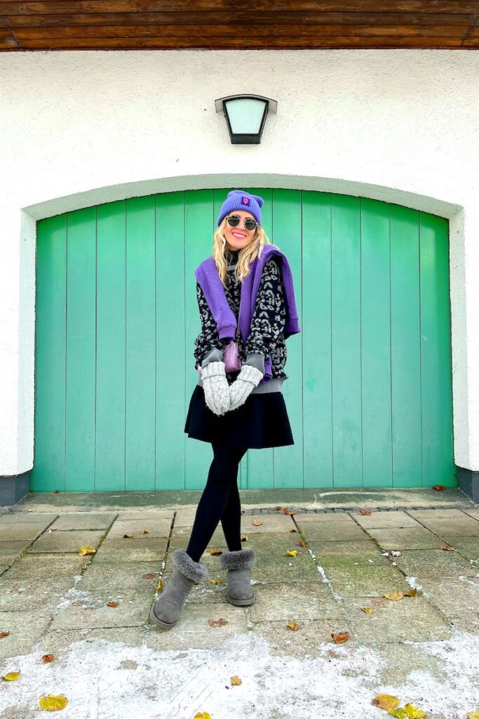 Purple Look Fashion Blog Heartfelt Hunt by Marie Mehta
