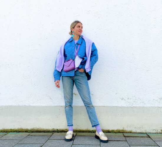 Quilted Spring Jacket. Fashion Blogger Girl by Style Blog Heartfelt Hunt.