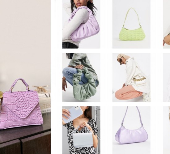 Spring Bags. Fashion Blogger Girl by Style Blog Heartfelt Hunt. Girl with blond hair showing her favorite spring bags of this season.